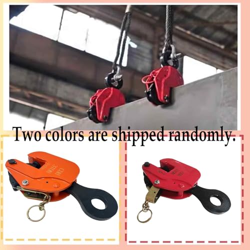 Vertical Plate Lifting Clamp, Vertical Lifting Fixture, 3T/6600LB Lifting Capacity, Alloy Steel Vertical Clamp, Jaw Opening up to 1.57IN, for Lifting and Transporting
