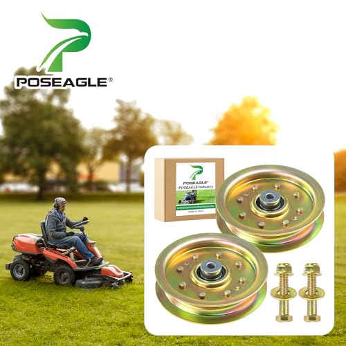 2 Pack 756-04129b Idler Pulley 4.25 for Cub Cadet 50" RZT50 Mower - size: 2x756-04129B