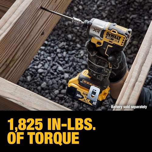 DEWALT 20V MAX XR Impact Driver, 1/4 Inch High Torque Brushless 3 Speed Premium Cordless with LED Light, Extended Runtime, Tool Only (DCF845B) - style: NEW - 20V MAX XR Impact Driver Bare Tool