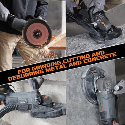 KSEIBI 711985 Concrete Grinder 7 Inch Angle Grinder Kit - style: 15Amps Grinder