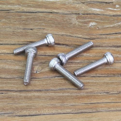 105 Pieces M2 x 12mm Socket Head Cap Screws, Thread Pitch 0.4mm, Sutemribor M2 Screws, 304 Stainless Steel, Fully Threaded, Silver - size: M2 x 12mm, style: Socket Head