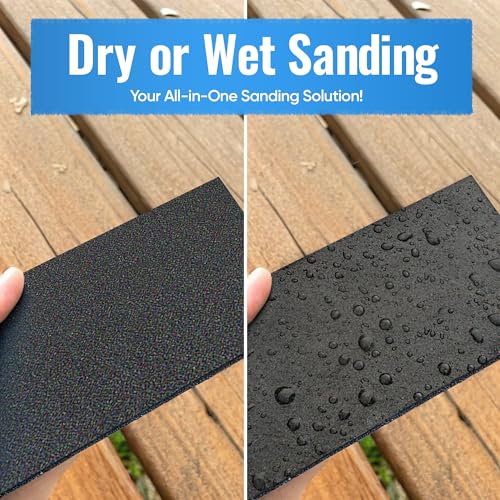 Sandpaper Assorted Grit, 9x11 inch, 15 Sheets
