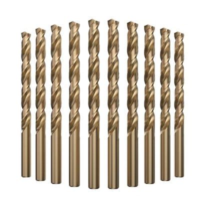 LU&MN M35 Jobber Drill Bits, 5/16", 10 Pcs - size: 5/16"