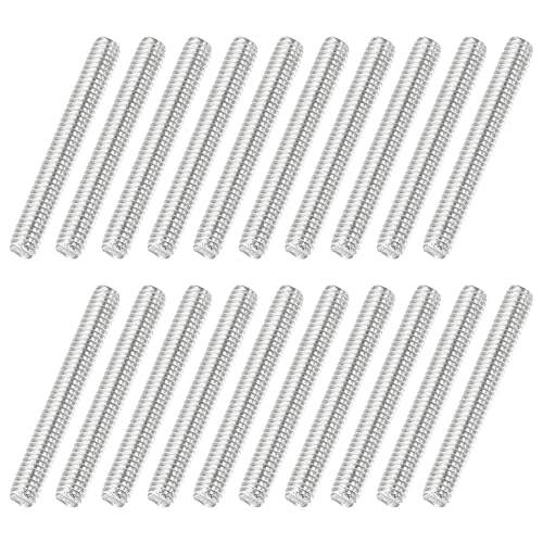 uxcell 20Pcs Fully Threaded Rod M2.5 x 0.45mm Pitch 20mm/0.8 Inch Threaded - size: M2.5x0.45mmx20mm