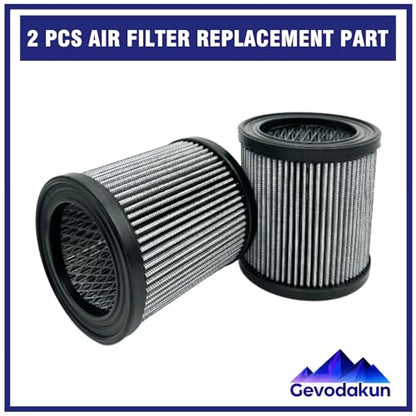 2 Pcs 110377E100 Air Filter for Quincy Air Compressor, Replace 32012957