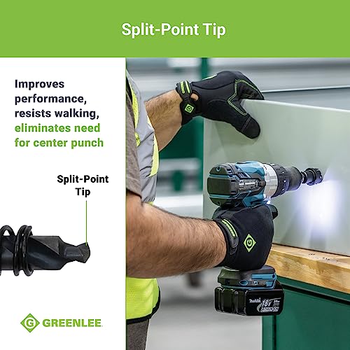 Greenlee 625-1-1/8 Durable One-Piece Carbide-Tipped Hole Cutter for 3/4" Conduit, 7/8" Stainless Steel Metal Cutting Hole Saw with Tungsten Carbide Teeth - size: 1-1/8-Inch