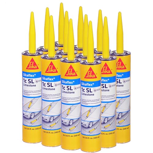 Sikaflex 1c SL Self Leveling Sealant 10 oz Limestone, Pack of 12 - style: 12-Pack