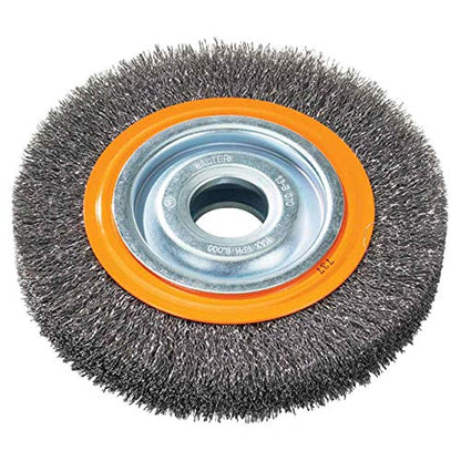 Walter 13B070 Wire Wheel Brush Crimped .0118" Tool Steel Wire 7" x 7/8" - size: 7" x 1-1/4"