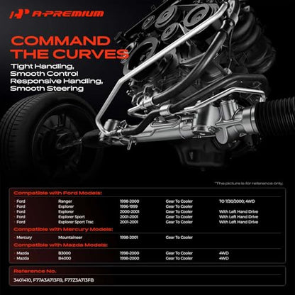 A-Premium Power Steering Return Hose Assembly Compatible with Ford, Mercury