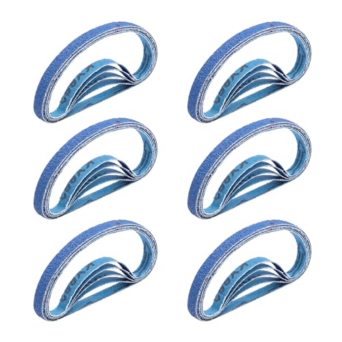 3/8 x 13 Inch Zirconia Sanding Belts 40 Grit,30 Pack - color: 40 Grit, size: 3/8x13 inch