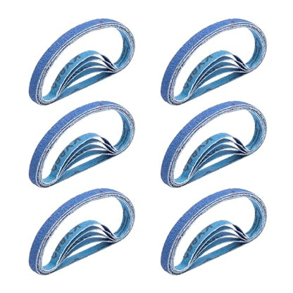 3/8 x 13 Inch Zirconia Sanding Belts 40 Grit,30 Pack - color: 40 Grit, size: 3/8x13 inch