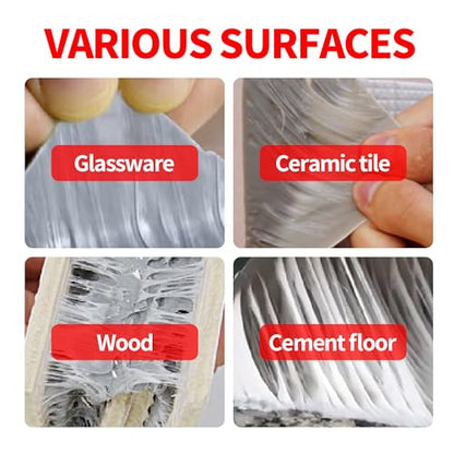 TAPEBEAR Butyl Tape Waterproof Sealing Tape 6inch x16feet Roof Leak Patch - size: 6inch x 16.4feet