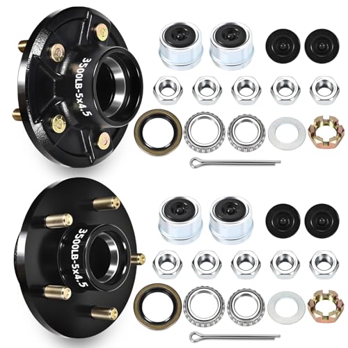 3500lb 5 on 4.5" Trailer Idler Hub Kit for Diameter 6.34" #84 Axle