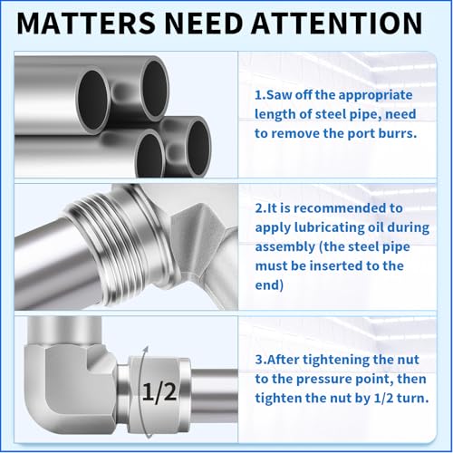 ChillWaves 304 Stainless Steel Compression Tube Fitting, 1" OD x 3/4" NPT Female 90 Degree Elbow Compression Union Connector(1-PACK) - size: 1" OD x 3/4" FNPT