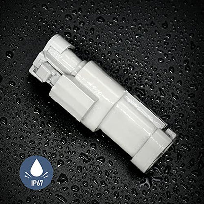 5 Kit 3 Pin Way Deutsch DT Series Connector, 16-20 AWG Waterproof Electrical Wire Plug, DT04-3P DT04-3S DT Kit - size: DT 3pin Without wires
