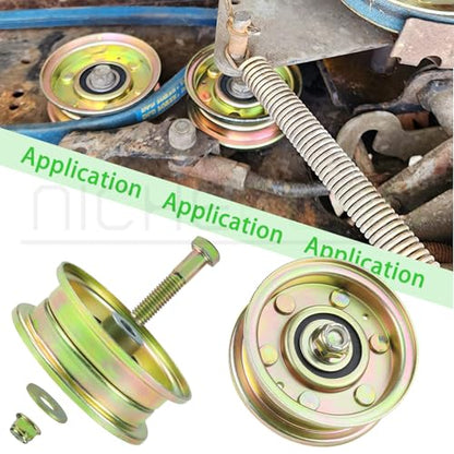 2 Pack 756-04224 Idler Pulley for Cub Cadet LT1050 LT1042 Decks - color: A09 2x756-04224