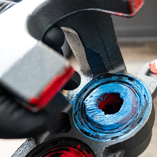High Temp Ceramic Brake Lubricant - Superior Heat Resistance, Prevents Seizing, Stops Squeaking - Easy Application 4oz Brush Top Can - size: High Temperature Formula