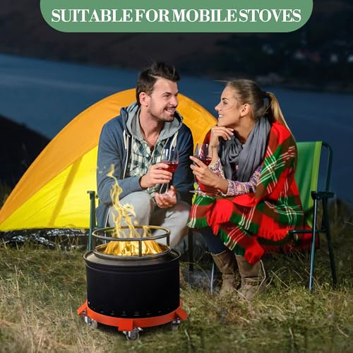 55 Gallon Drum Dolly, Heavy Duty 1250Lbs Load Capacity, Barrel Dolly Cart, Steel Frame with 5 Swivel Casters for Warehouse Drum Handling, 2pcs - size: 5 wheels