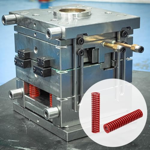 HARFINGTON 2pcs Die Spring 3/4" OD x 3.5" Free Length SMH4014, Red - size: 3/4" OD x 3.5" Free Length
