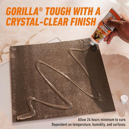 Gorilla Max Strength Construction Adhesive, Clear, 2.5 oz - size: 2.5oz, style: 1 Pack