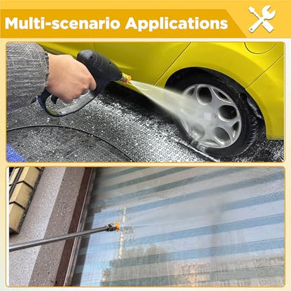 15° Yellow Pressure Washer Nozzle Tips for Cleaning Cars, Driveways - color: Yellow
