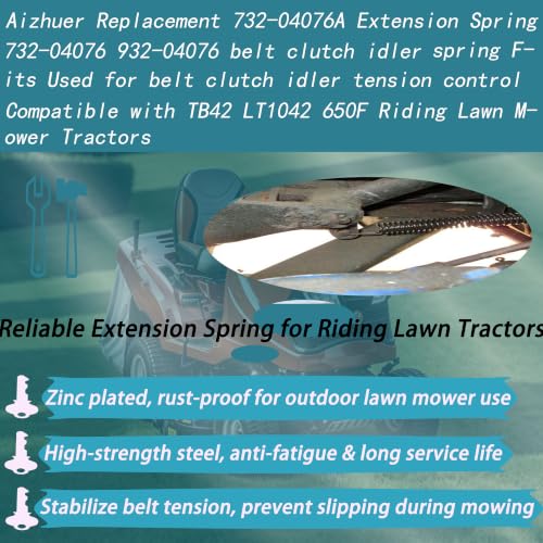 732-04076A Extension Spring 932-04076 Belt Clutch Idler Spring