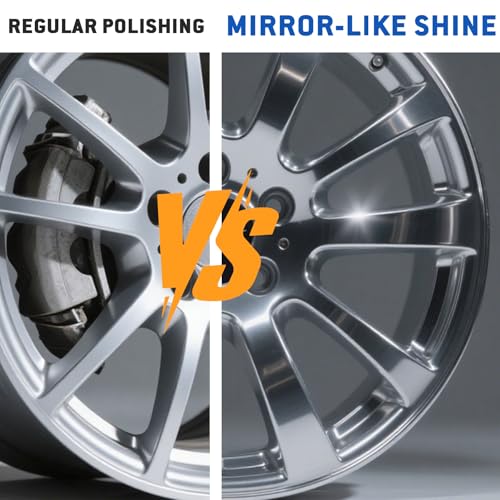 8" Fine White Airway Buffing Wheel with 5/8" Arbor Flange-Free Hub, Flange-Free, Cotton Polishing Wheel for Aluminum Truck Wheels, Rims, Chrome, Stainless Steel – Final Mirror Finish - size: 1 PC Fine Polishing Wheel