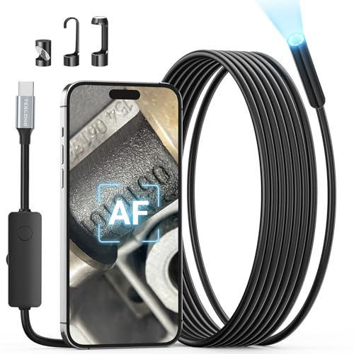 Teslong 2.0MP USB-C Auto Focus Borescope for Plumbing & Wall Inspections