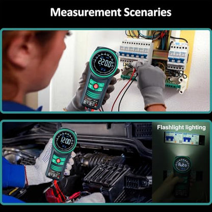 Digital AC/DC Professional Multimeter Tester, TRMS 6000 Counts Auto-ranging