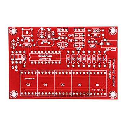 Hilitand DIY Frequency Indicator Kit 1Hz-50MHz Crystal Oscillator Tester Module Kit with 5 Digits Digital Tube Display