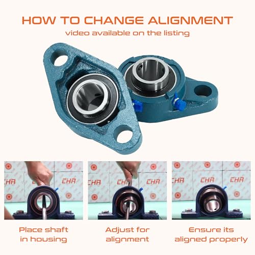 CHR 2 Pacl UCFL205-16 Pillow Block Bearings | Flange Mounted Pillow Block Bearings - Chrome Steel with 1" Bore | ISO 9001-2015 Certified - size: 2, style: UCFL205-16