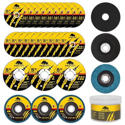 26 Packs Angle Grinder Cutting Flap Grinding Disc Wheel, 5 Inch - size: 5 INCH