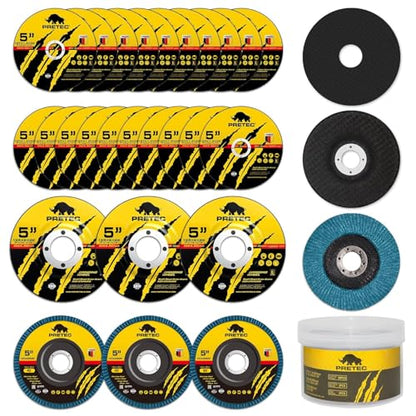 26 Packs Angle Grinder Cutting Flap Grinding Disc Wheel, 5 Inch - size: 5 INCH