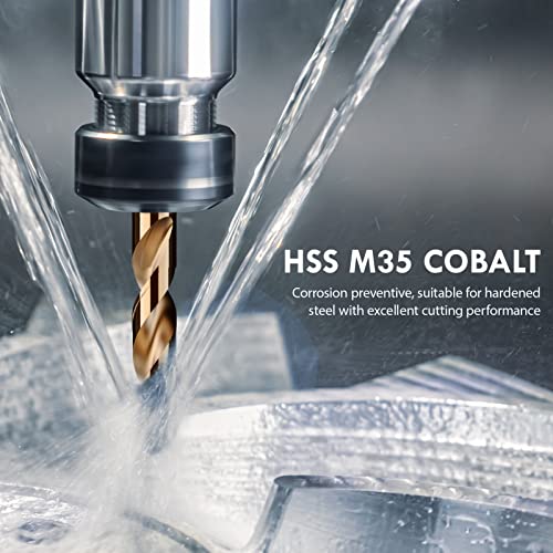 Metric 4Pcs 8mm M35 Cobalt Drill Bit Set - size: 8 mm (4 pcs)