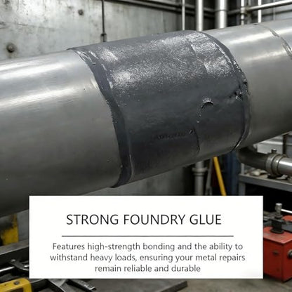 Strong Foundry Glue, High Temperature Resistant Casting Repair, Metal Repair Glue, Premium Liquid Welding Filler for Metal Defects and Repairs (3Kit) - color: 3Kit