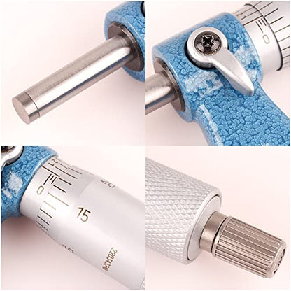 Outside Micrometer 4-5" Measuring Range,0.0001" Graduation for Machinists,Professional Precision Tool for Accurate Measurements - size: Outside Micrometer (4-5" Range)