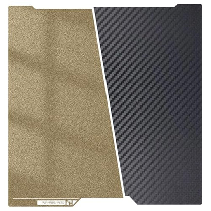 Upgraded 335x346mm Build Plate for Bambu Lab H2C, PET PEI Sheet Double Sided Smooth Textured Heated Bed Spring Steel Flexible Platform for H2C Printer Accessories Replacement - size: 335x346.5