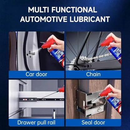 Glodway Specialist Silicone Lubricant Spray,Garage Door Lubricant Oil,with SMART Straw Sprays 2 Ways,for Door Higne,Bike,Sewing Machine,Metal Parts,6.76 OZ,Air Refresher,6 OZ - size: Silicone Lubricant+Air Freshener