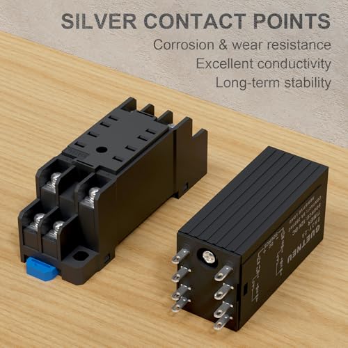 LCD Digital Display Time Relay, Dual Time Delay Relay, DPDT 12 VDC - size: 8-Pin 12 VDC