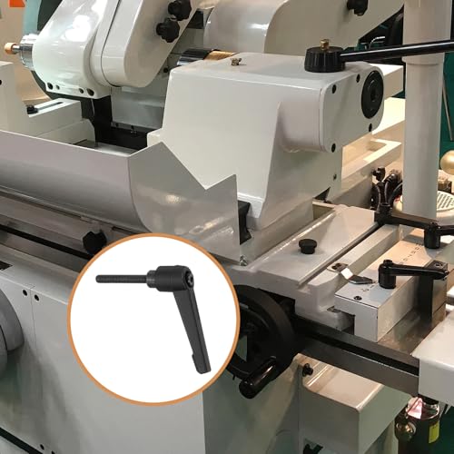 uxcell 2Pcs M5 x 32mm Adjustable Knobs Handle Male Thread Push Button Ratchet Quick Release Locking Rotating Bolt for Lathe Machinery, Black - size: M5 x 32mm