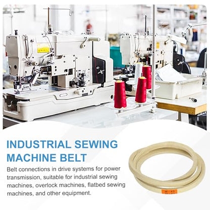 uxcell 4Pcs M43 Industrial Sewing Machine Belt 43.5" Outer Girth Rubber - size: M43