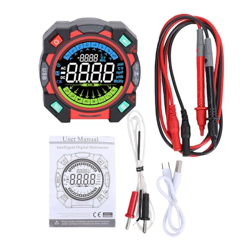 Eujgoov Digital Multimeter TRMS 6000 Counts Auto Ranging NCV