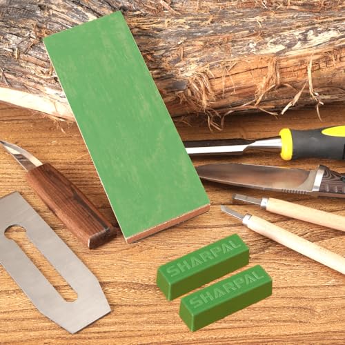 SHARPAL 208H Polishing Compound Fine Green Buffing Compound 2-Pack - size: 2-Pack, Total 4 Oz.