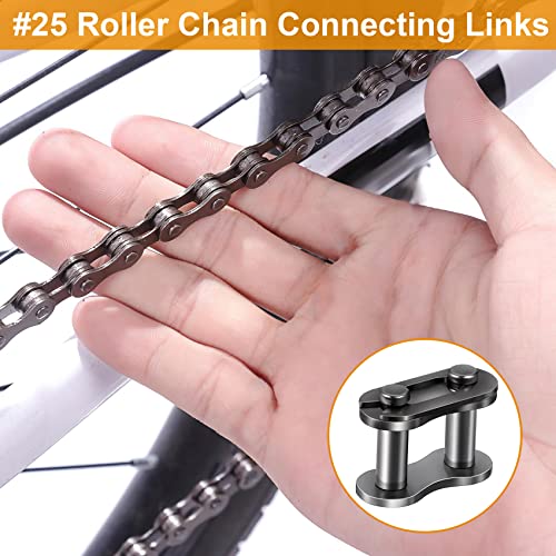 PAGOW 30pcs 25 Chain Master Link Roller, Master Connector Link - size: #25 30PCS