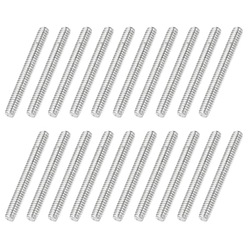uxcell 20Pcs Fully Threaded Rod M2 x 0.4mm Pitch 16mm/0.6 Inch Threaded - size: M2x0.4mmx16mm