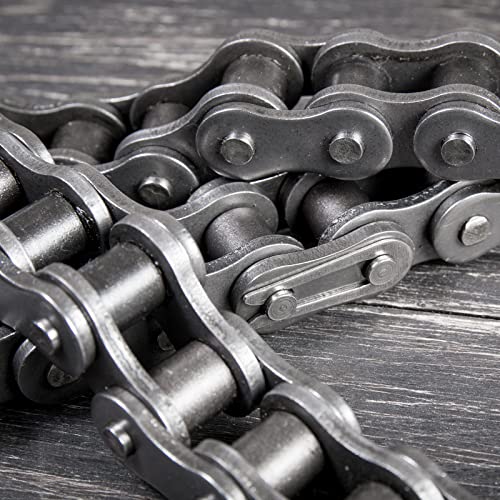 uxcell 6Pcs #25 Chain Master Connector Link Roller 1/4" Pitch Stainless Steel Standard Connecting Split Links for 04C Chain - size: 1/4-inch