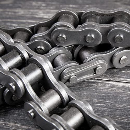 uxcell 6Pcs #25 Chain Master Connector Link Roller 1/4" Pitch Stainless Steel Standard Connecting Split Links for 04C Chain - size: 1/4-inch