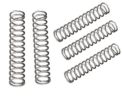 40 pcs Stainless Steel Compression Spring Extension Sturdy Assortment 1.6'' Length x 0.22'' OD x 0.02'' Wide Diameter
