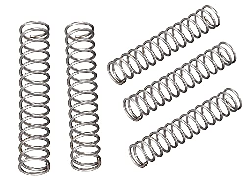 40 pcs Stainless Steel Compression Spring Extension Sturdy Assortment 1.6'' Length x 0.22'' OD x 0.02'' Wide Diameter