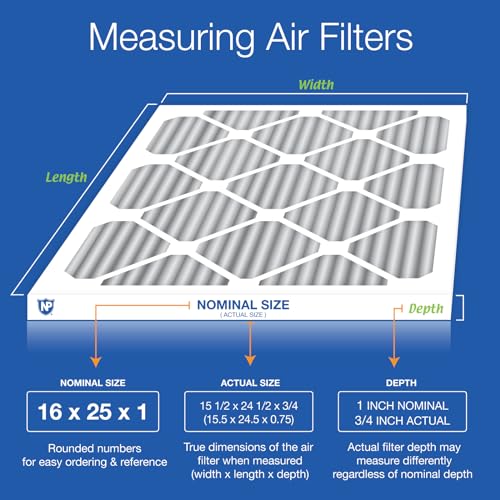 Nordic Pure 16x25x1 Pleated MERV 8 Plus Carbon Air Filters 6 Pack - style: MERV 8 + Carbon